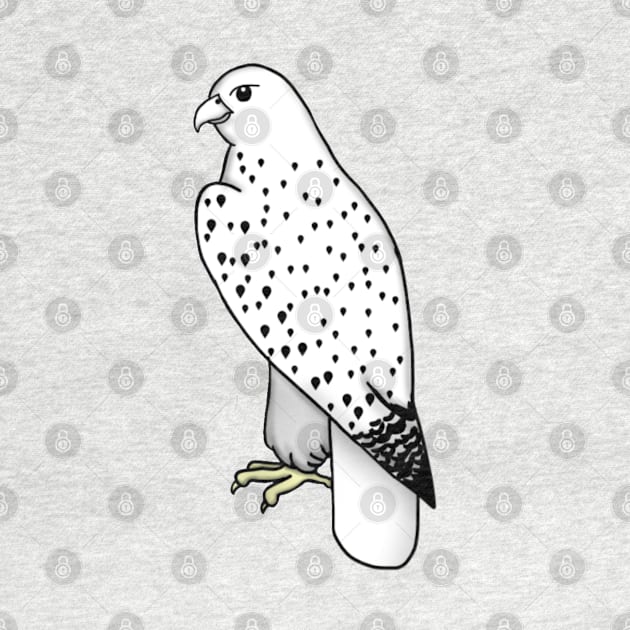 Gyrfalcon (Large Print) by Aeriskate